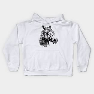 Horse For Girls Lovely Horses shirt For Boys Kids Hoodie